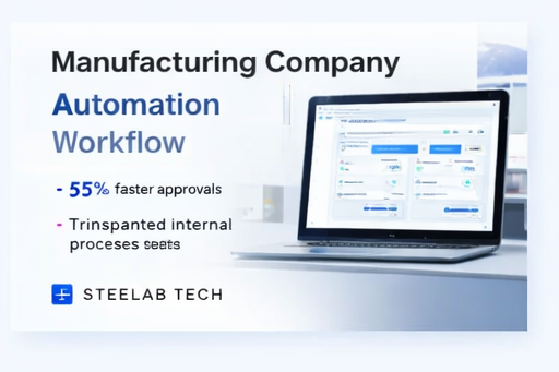 Manufacturing workflow automation project